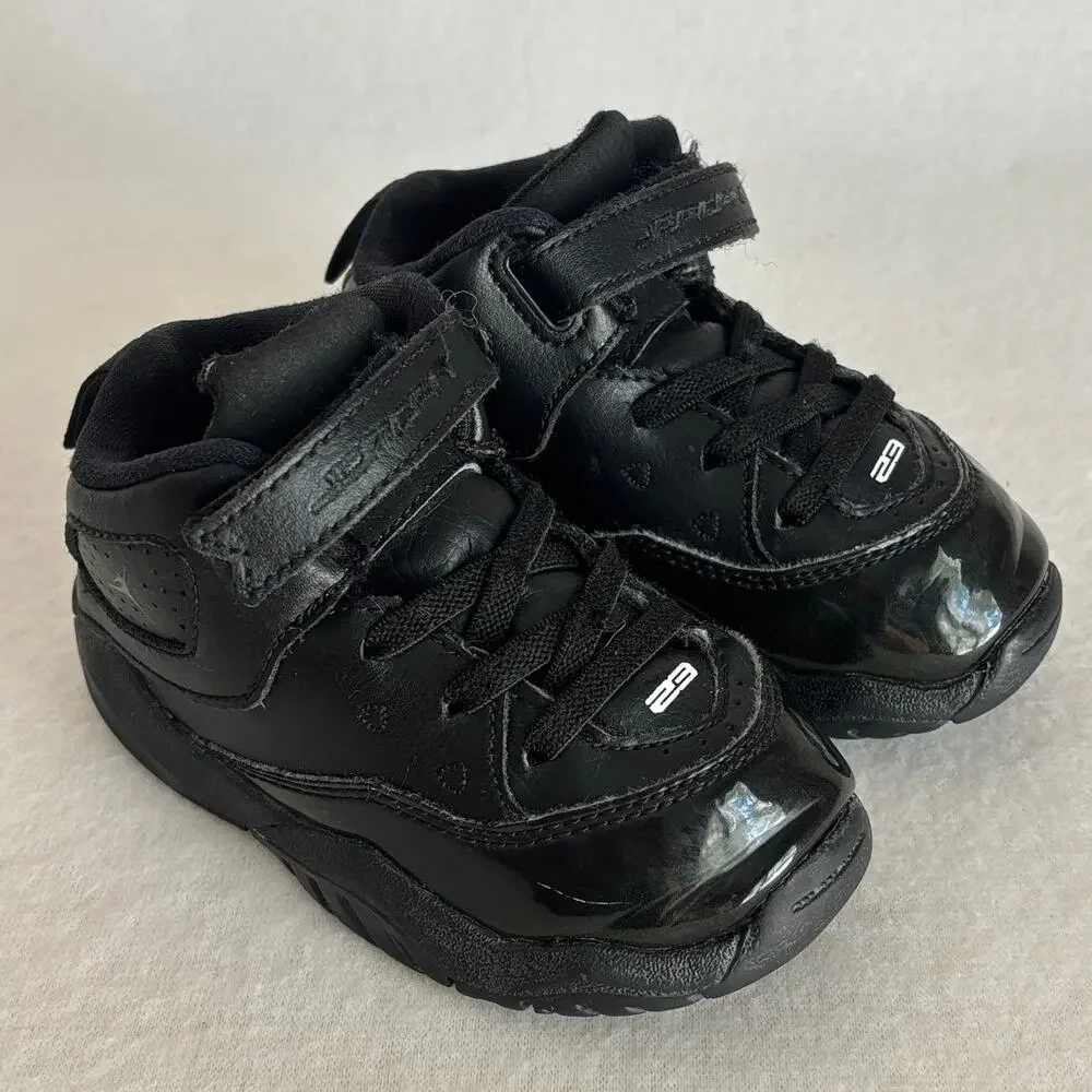 Nike Air Jordan Triple Black B'Loyal Toddler Basketball Sneakers Size 7C